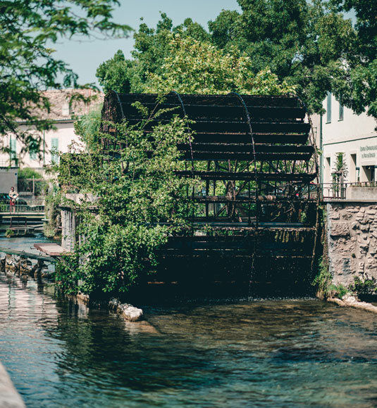 Schaufelrad in L’Isle-sur-Sorgue