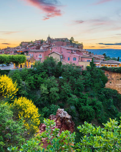 Village de Roussillon en Luberon