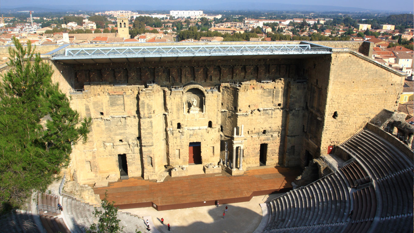 Théâtre antique d'Orange en Vaucluse