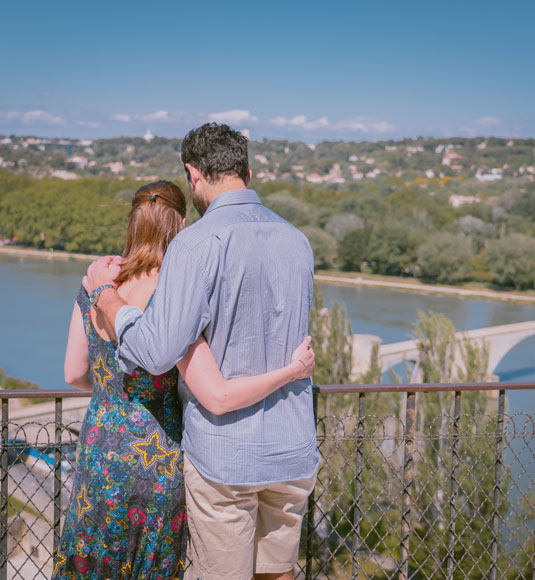 Vue du jardin des Doms à Avignon @ Planque