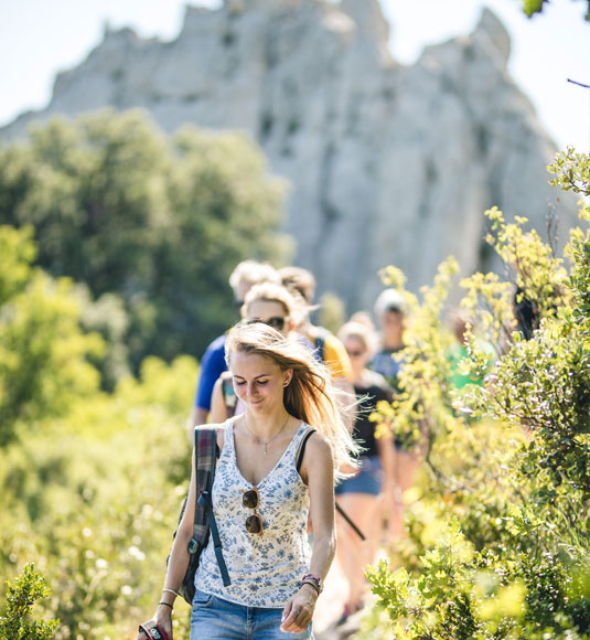 Wandern Dentelles de Montmirail @ O'Brien