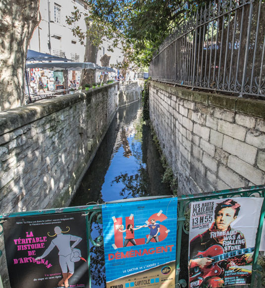 Rue des Teinturiers in Avignon @ Kessler