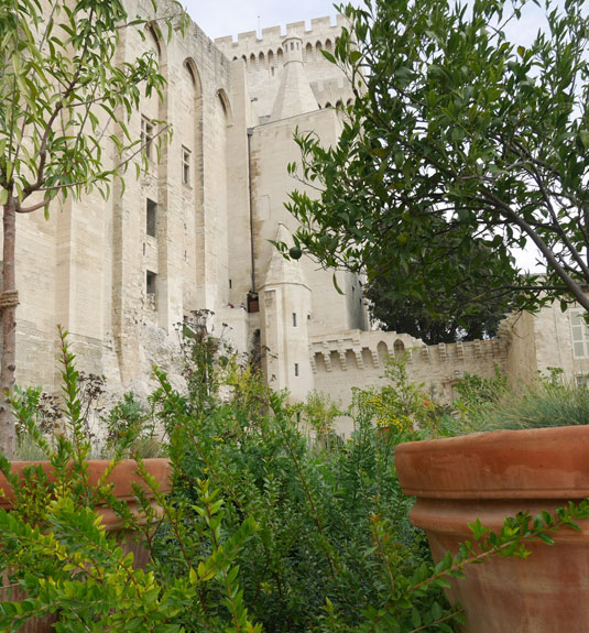 Garten von Urban V. im Papstpalast